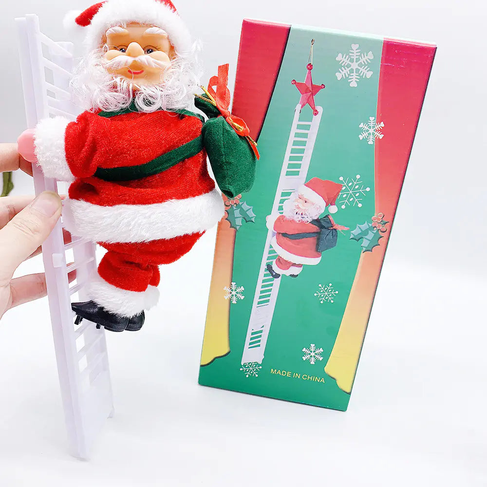 Electric Santa Parachute Toy for Christmas Decoration