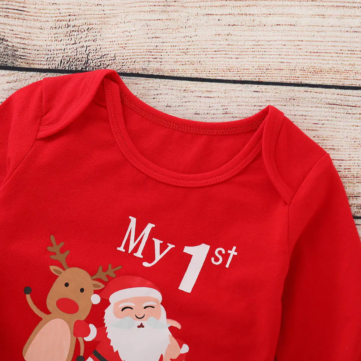 Christmas Long Sleeve Bodysuit for Kids