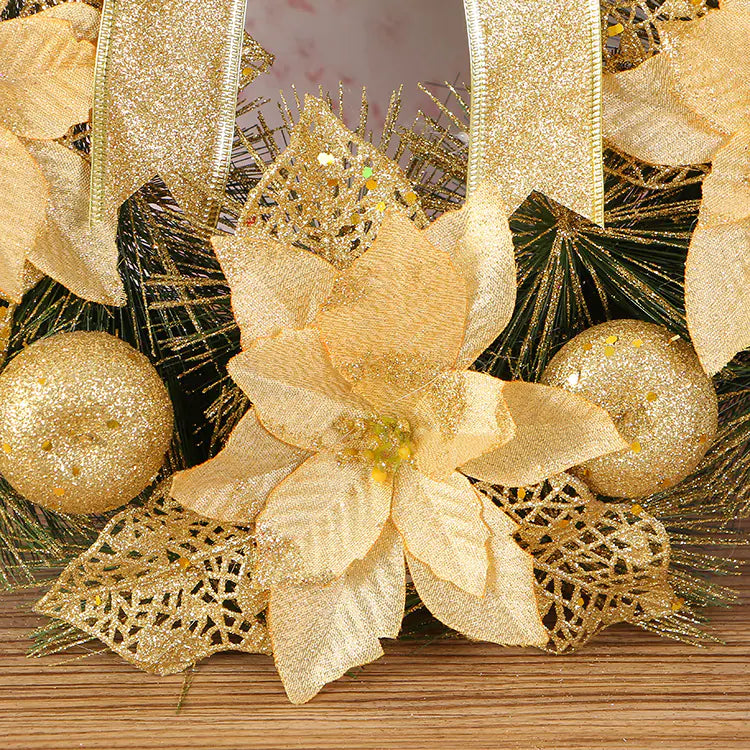 Pine Needle Christmas Wreath Decoration