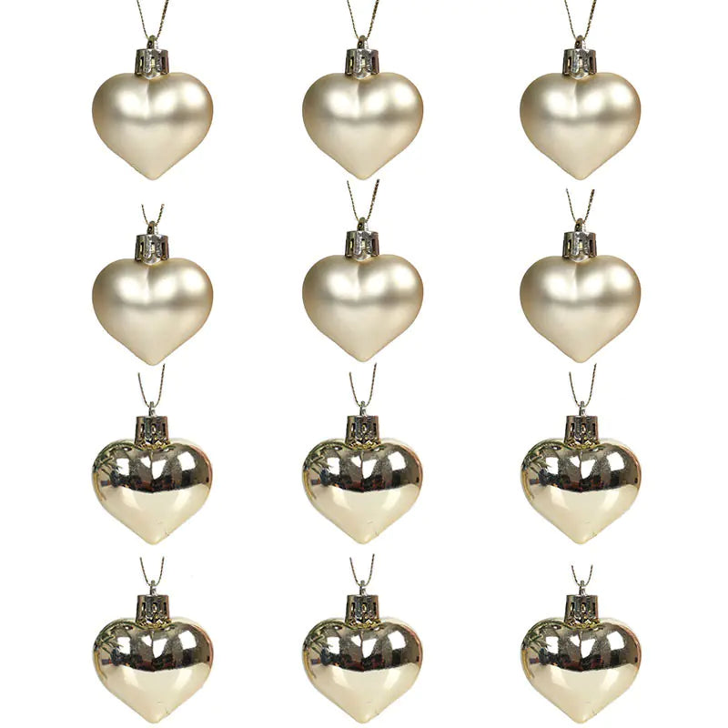 Heart-Shaped Christmas Tree Hanging Decoration Ornament