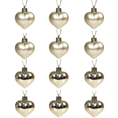 Heart-Shaped Christmas Tree Hanging Decoration Ornament