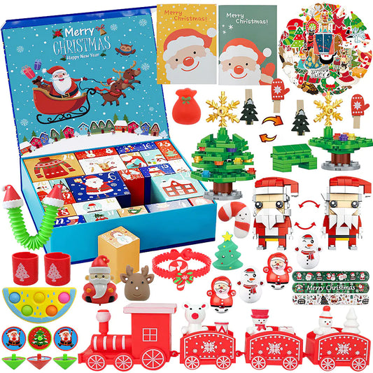 DIY Countdown Calendar Blind Box Christmas Toys for Kids