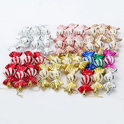 "Electroplated Colorful Candy Christmas Tree Ornaments"