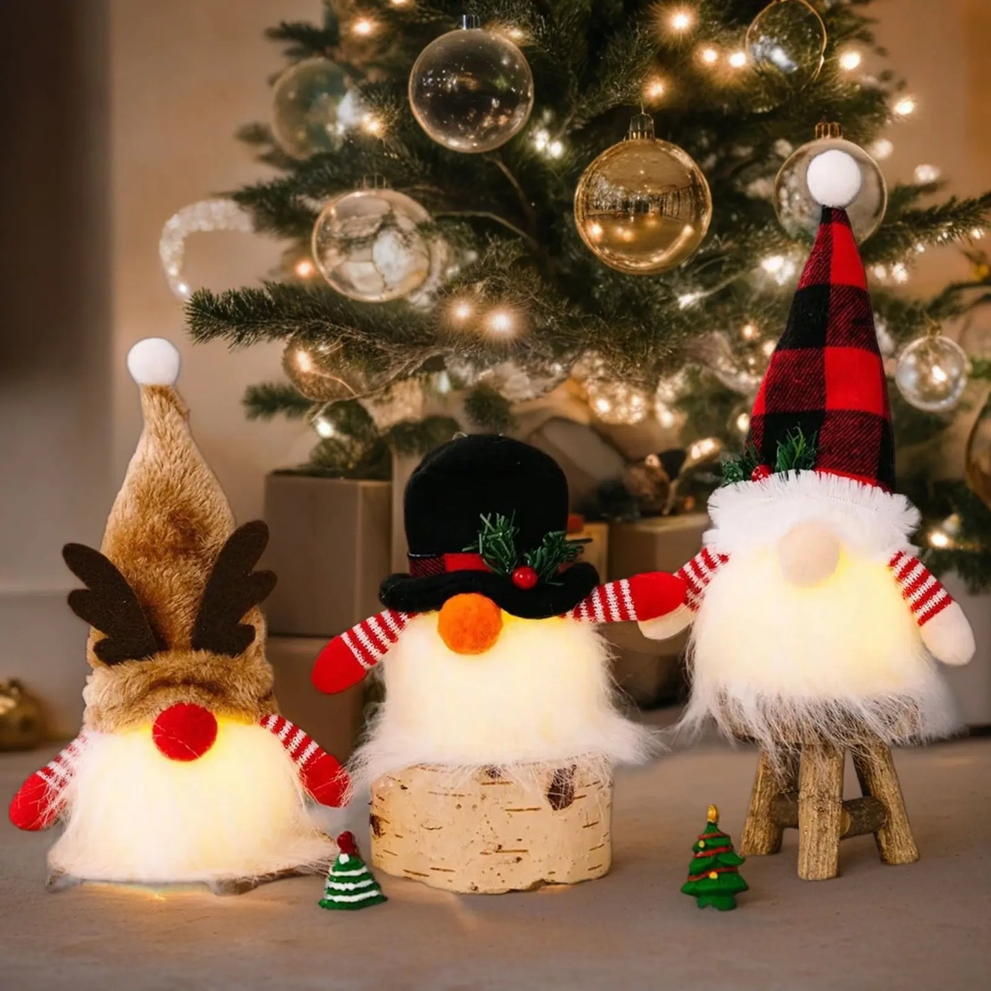 LED Glow Q-Style Rudolf Ornament