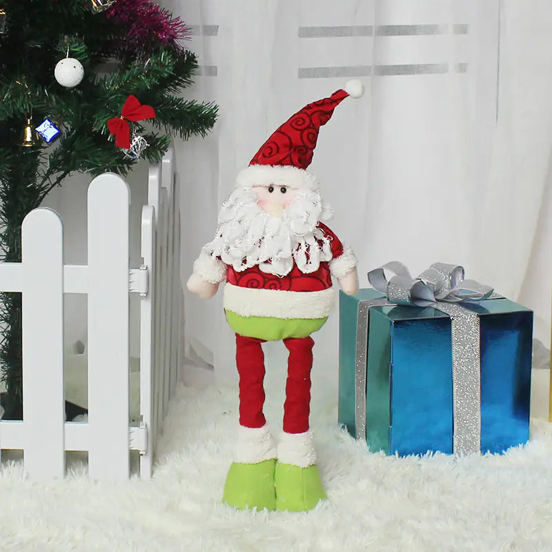 Stretching Santa Figurine - Christmas Gift & Decor
