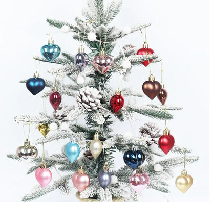 Heart-Shaped Christmas Tree Hanging Decoration Ornament