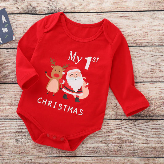 Christmas Long Sleeve Bodysuit for Kids