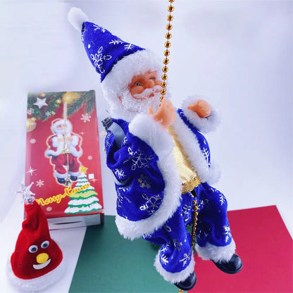 Electric Santa Parachute Toy for Christmas Decoration
