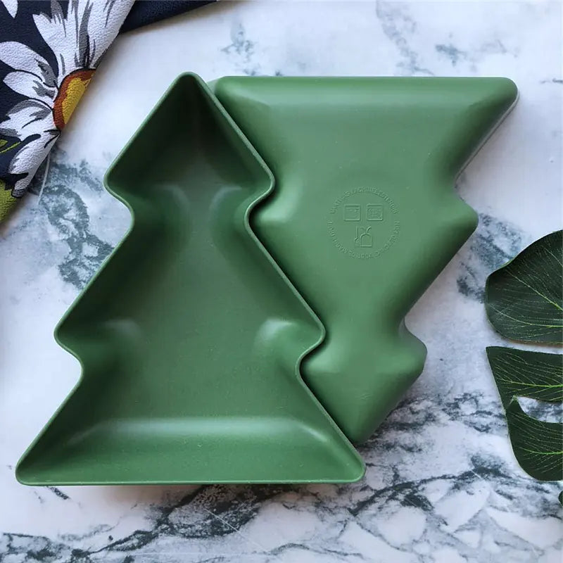 Christmas Tree Fruit, Salad, and Candy Tray