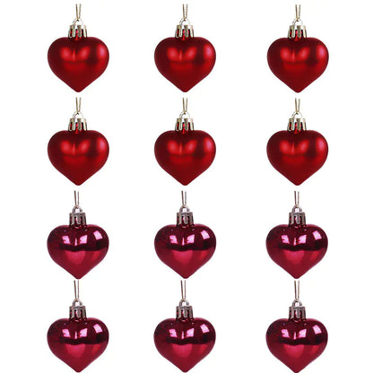 Heart-Shaped Christmas Tree Hanging Decoration Ornament