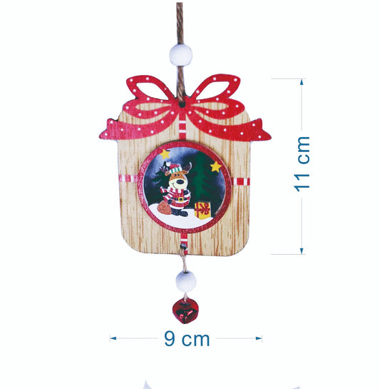 Wooden Christmas Ornaments with Laser Engraving a