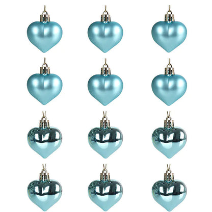 Heart-Shaped Christmas Tree Hanging Decoration Ornament