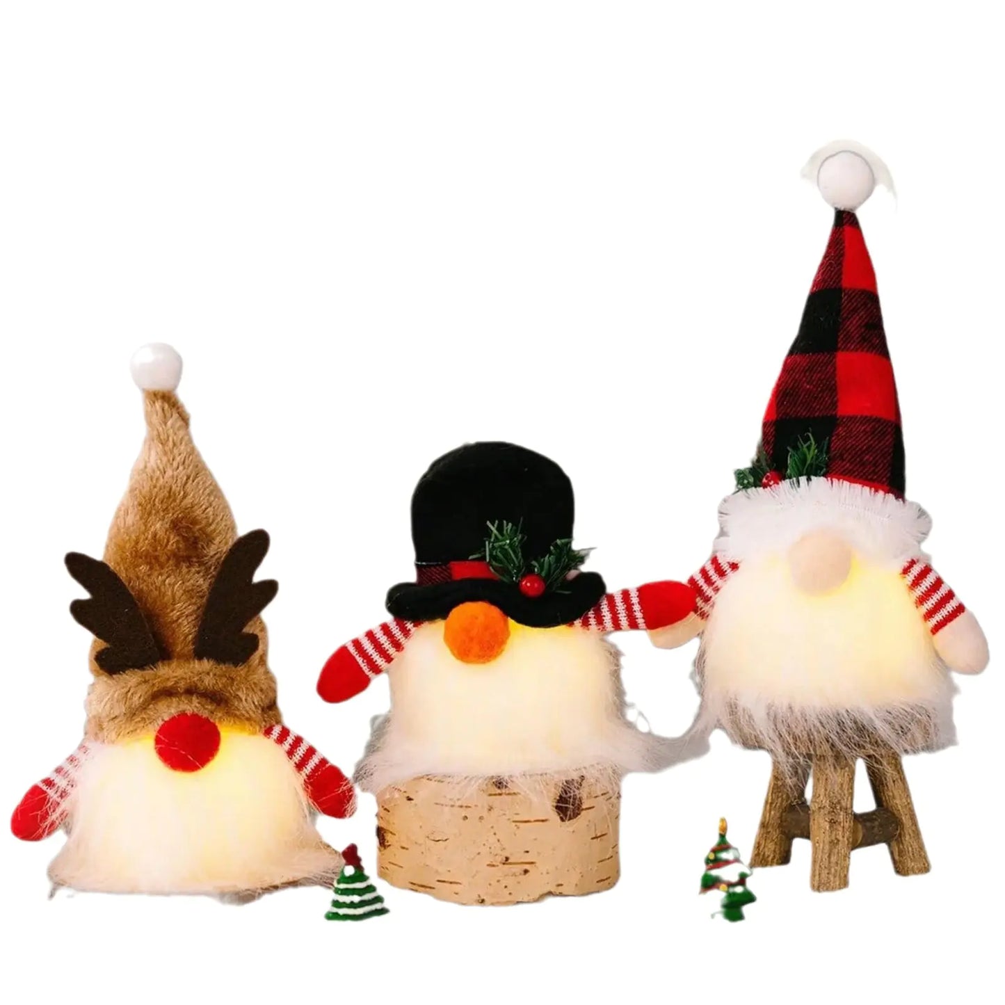 LED Glow Q-Style Rudolf Ornament