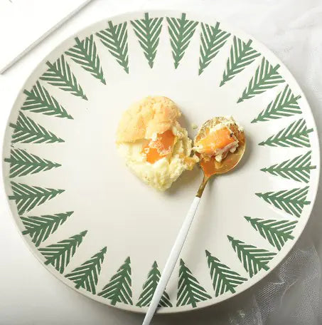 Christmas Tree Tableware, Fruit Plate, Ceramic Dish