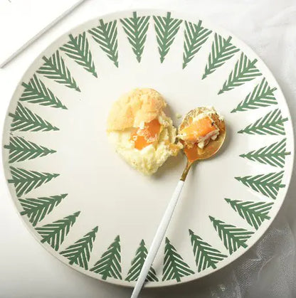 Christmas Tree Tableware, Fruit Plate, Ceramic Dish