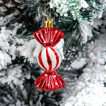 "Electroplated Colorful Candy Christmas Tree Ornaments"