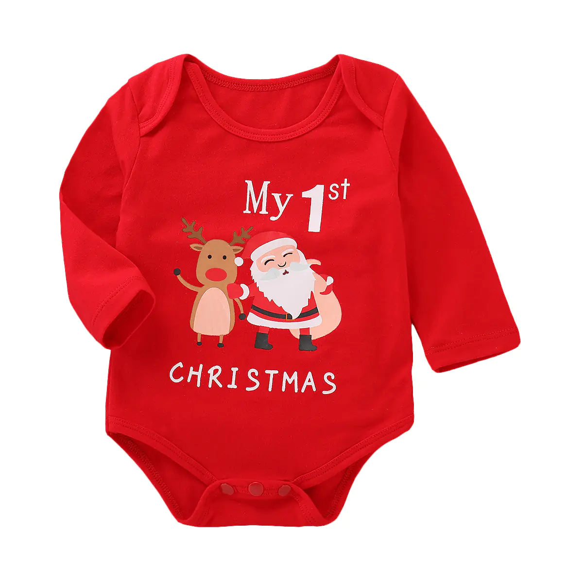 Christmas Long Sleeve Bodysuit for Kids