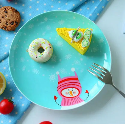 Ceramic Christmas Snack Plate and Serving Dish