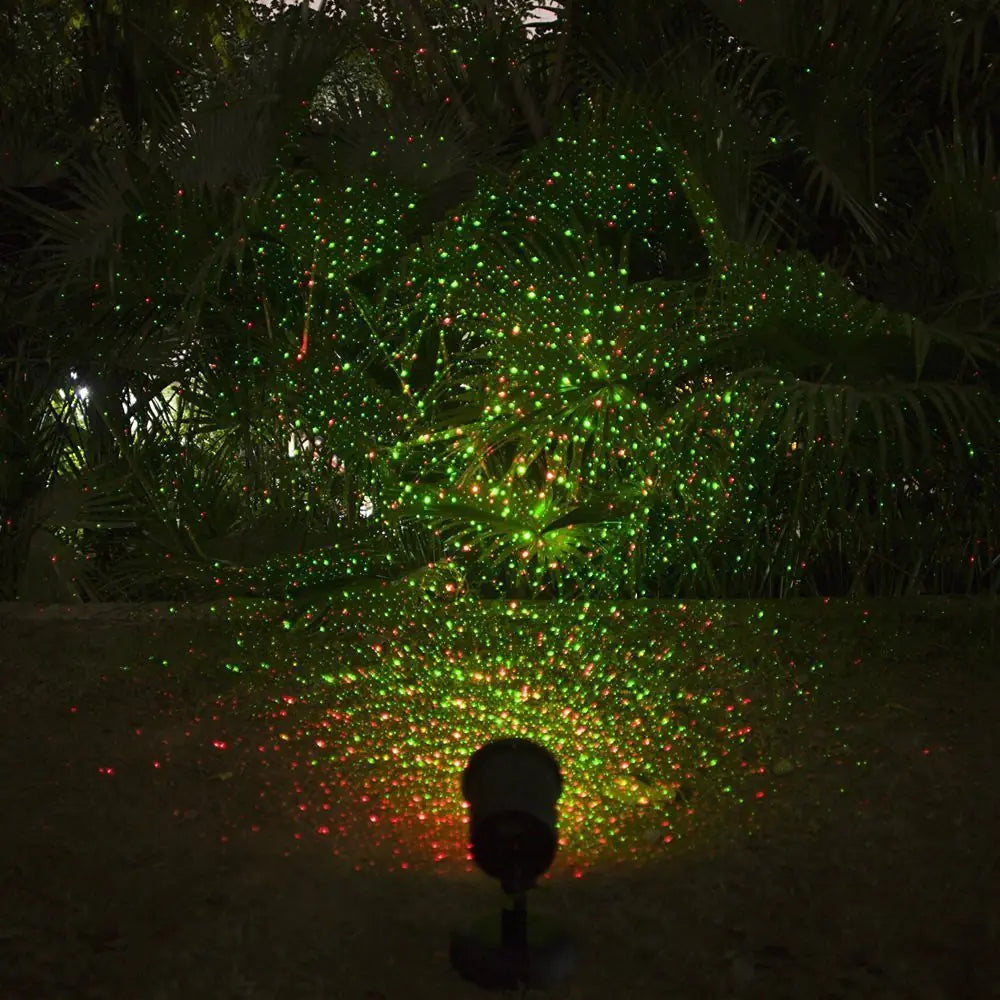 Lawn Decorative Lights, Red and Green Christmas Lights