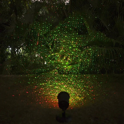 Lawn Decorative Lights, Red and Green Christmas Lights