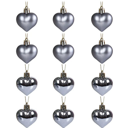 Heart-Shaped Christmas Tree Hanging Decoration Ornament