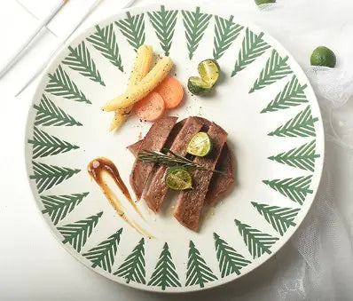Christmas Tree Tableware, Fruit Plate, Ceramic Dish