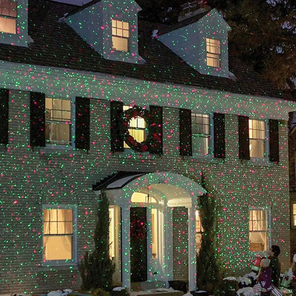 Lawn Decorative Lights, Red and Green Christmas Lights