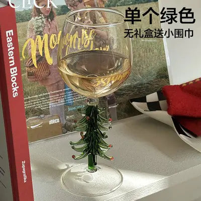 3D Christmas Tree Glass Cup