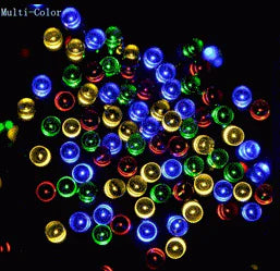 LED Solar String Lights for Christmas Garden Decor