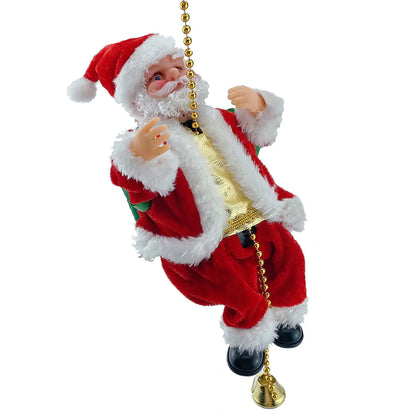 Electric Santa Parachute Toy for Christmas Decoration