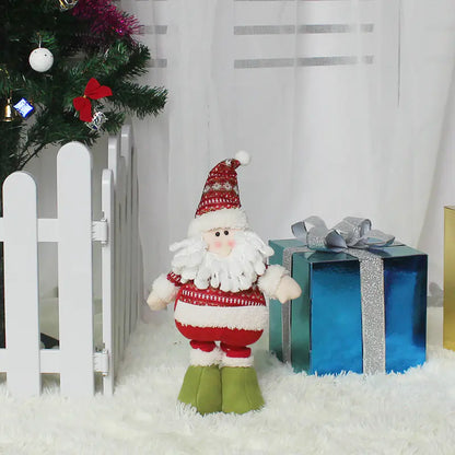 Stretching Santa Figurine - Christmas Gift & Decor