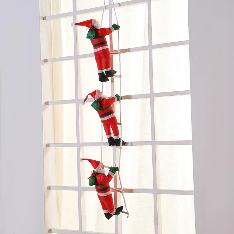 Cross-Border Christmas Santa Climbing Decoration Prop