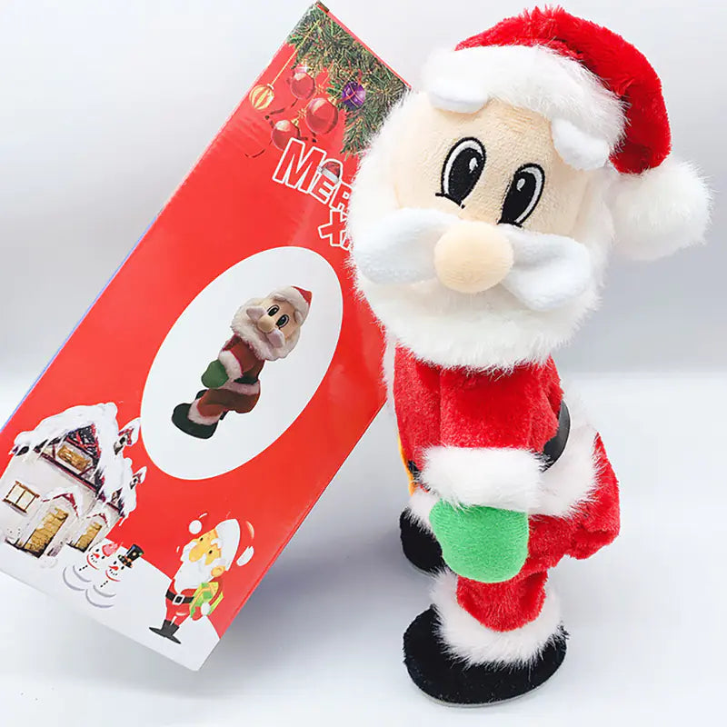 Electric Santa Parachute Toy for Christmas Decoration