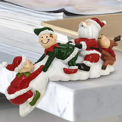 Handmade Resin Christmas Doll Decoration for Home