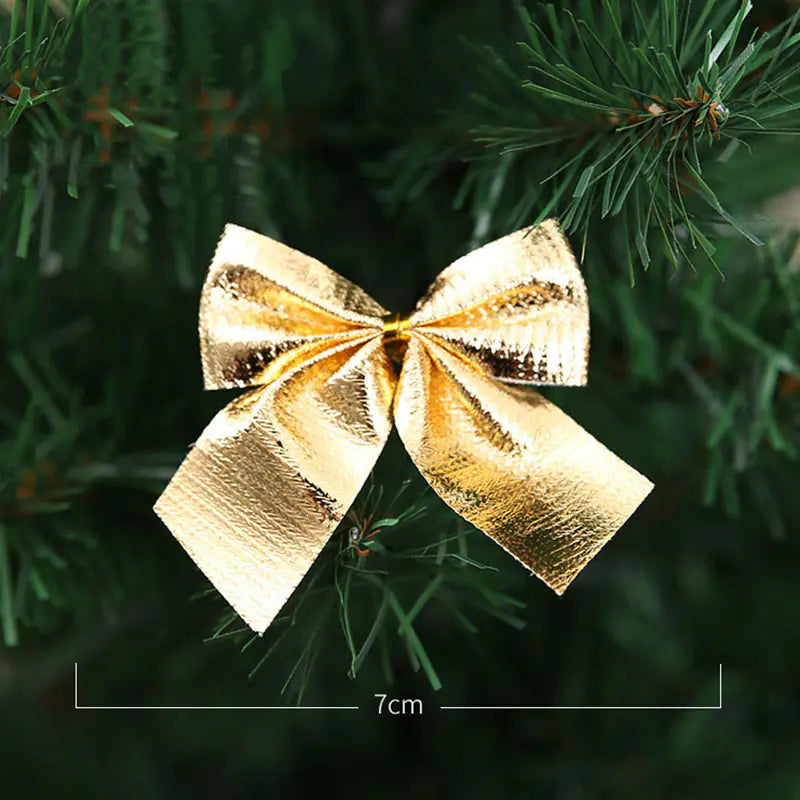 Christmas Tree Bow with Ribbon Decoration