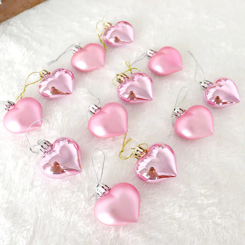 Heart-Shaped Christmas Tree Hanging Decoration Ornament