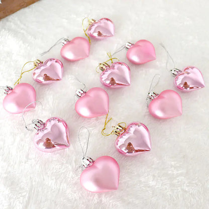 Heart-Shaped Christmas Tree Hanging Decoration Ornament