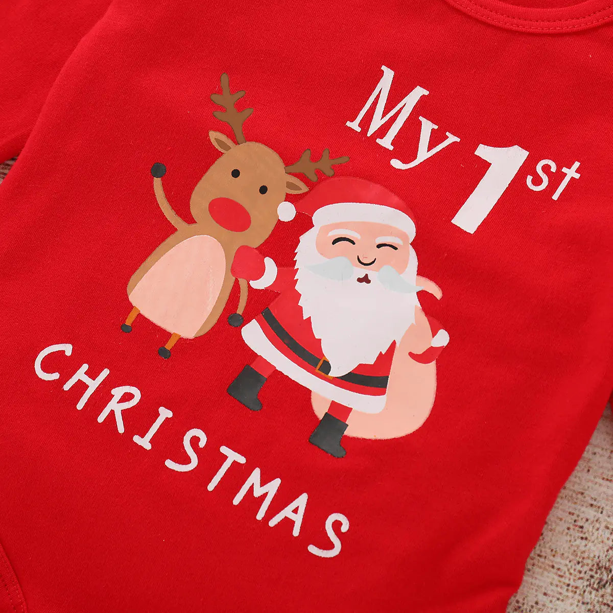 Christmas Long Sleeve Bodysuit for Kids