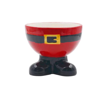 Handmade Ceramic Christmas Santa Fruit Bowl